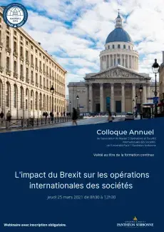 Affiche du colloque du Master 2 OFIS du 25 mars 2021